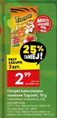 Chrupki kukurydziane czekoladowe Tygryski promocja w Twój Market