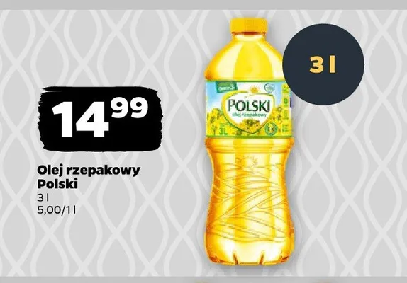 Olej rzepakowy Polski promocja w Netto