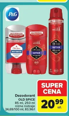Dezodorant w sztyfcie Old Spice Captain promocja w Carrefour