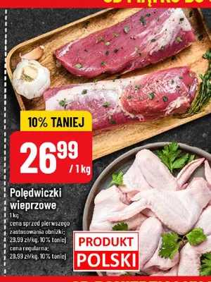 Polędwiczki wieprzowe promocja w POLOmarket