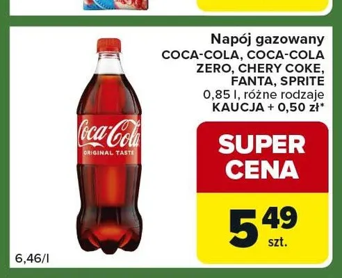 Napój gazowany Sprite promocja w Carrefour Express