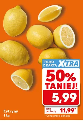 Cytryny promocja w Kaufland
