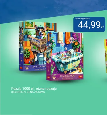 Puzzle 1000 el. promocja w Smyk