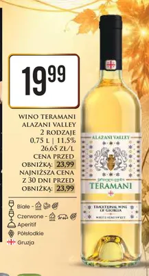 Wino Teramani Alazani Valley promocja w Dino