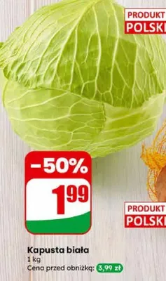 Kapusta biała promocja w Dino
