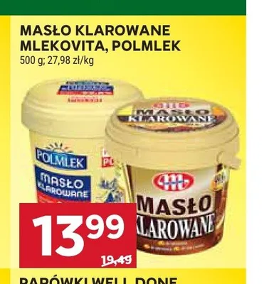 Masło klarowane Mlekovita promocja w Stokrotka