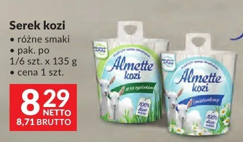 Serek kozi Almette promocja w Makro