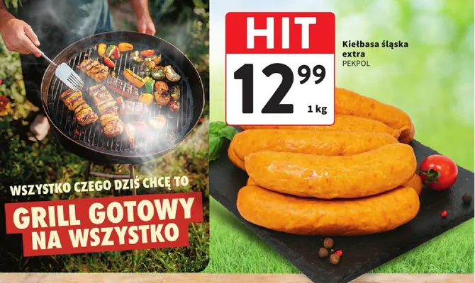 Kiełbasa śląska extra Pekpol promocja w Intermarche