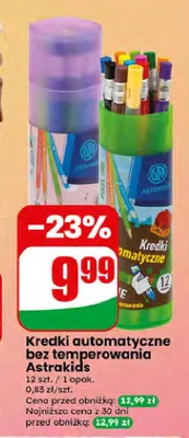 Kredki automatyczne Astrakids promocja w Dino