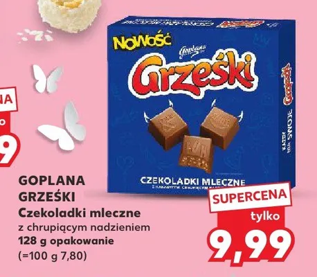Czekoladki mleczne z chrupiącym nadzieniem promocja w Kaufland