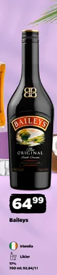 Likier Baileys Irlandia promocja w Netto