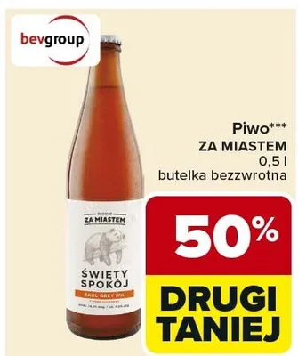Piwo Święty Spokój Earl Grey IPA butelka bezzwrotna promocja w Carrefour