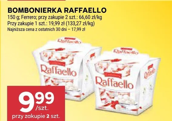 Bombonierka Raffaello Ferrero promocja w Stokrotka