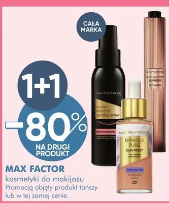 Kosmetyki do makijażu Max Factor promocja w Super-Pharm