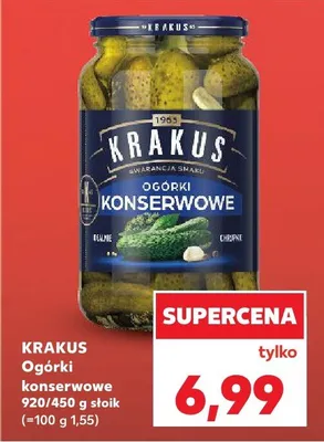 Ogórki konserwowe  promocja w Kaufland