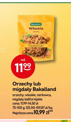 Orzechy nerkowca Bakalland promocja w Żabka