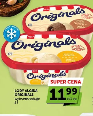 Lody Algida Originals kakaowo-waniliowe promocja w ABC
