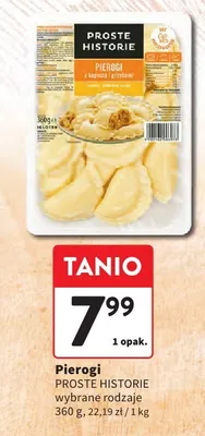 Pierogi wybrane rodzaje promocja w Intermarche