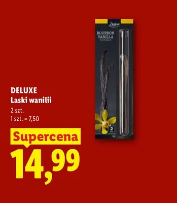 Laski wanilii Deluxe promocja w Lidl