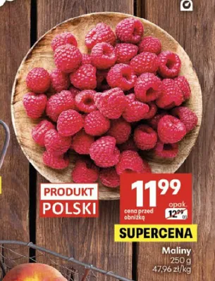 Maliny promocja w Delikatesy Centrum