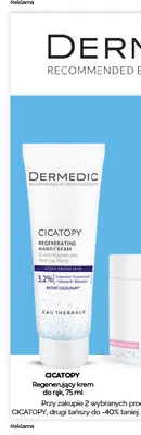 Regenerujący krem do rąk Cicatopy Dermedic promocja w Ziko Dermo