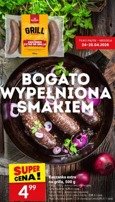 Kaszanka extra na grilla Wędzarnia Dębska promocja w Twój Market