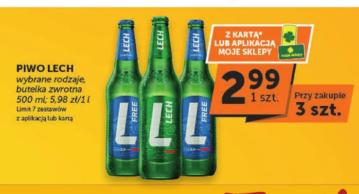 Piwo Lech Premium promocja w Groszek