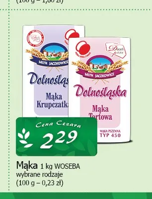 Mąka Dolnośląska Tortowa Młyn Jaczkowice promocja w CEZAR Delikatesy