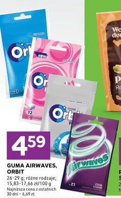 Guma do żucia Airwaves Cool Cassis promocja w Stokrotka