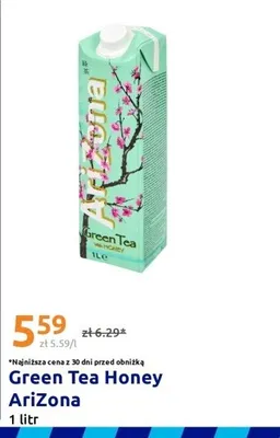 Napój Green Tea Honey AriZona promocja w Action