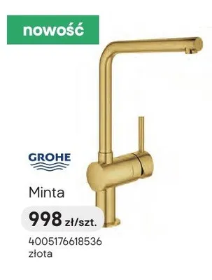Minta GROHE złota promocja w Castorama