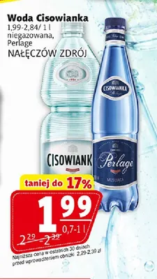Woda Cisowianka promocja w Prim Market