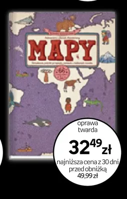 Książka Mapy oprawa twarda promocja w Empik
