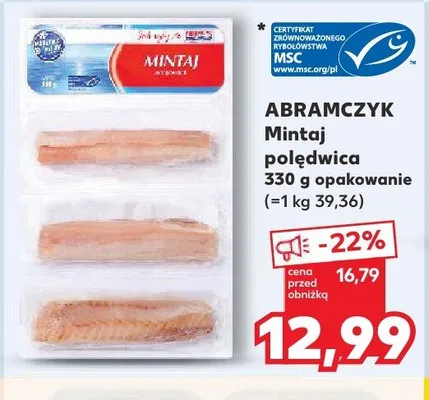 Mintaj polędwica ABRAMCZYK promocja