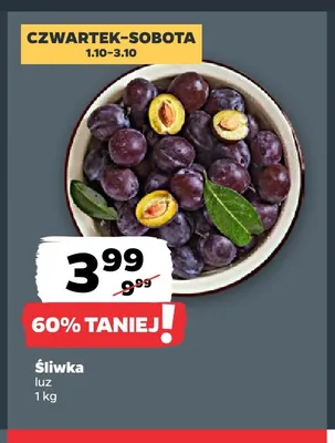 Śliwki promocja w Netto