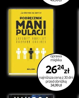 Książka Podręcznik manipulacji Gregory Hartley Maryann Karinch promocja w Empik