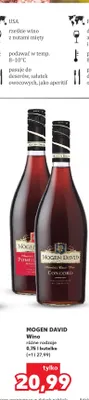 Wino czerwone Mogen David Pomegranate promocja w Kaufland
