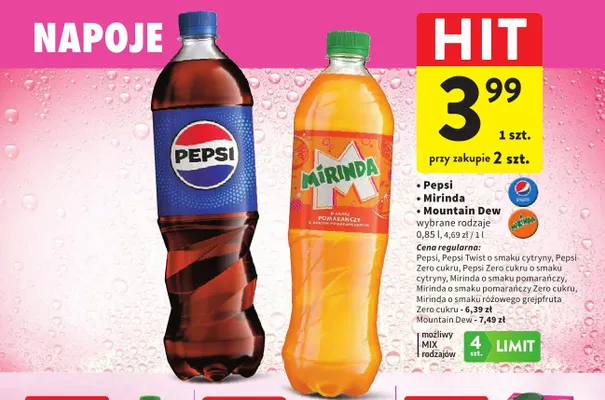 Napój gazowany Mountain Dew promocja w Intermarche