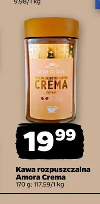 Kawa rozpuszczalna Amora Crema promocja w Netto