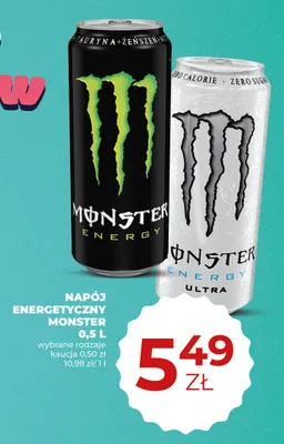 Napój energetyczny Monster Energy Ultra promocja w Duży Ben
