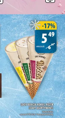 Lody Bracia Koral Rożek promocja w Arhelan