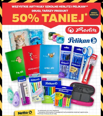 Zeszyt A5 Polski Herlitz promocja w Netto