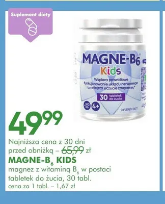 Suplement diety Magne-B6 Kids promocja w Super-Pharm