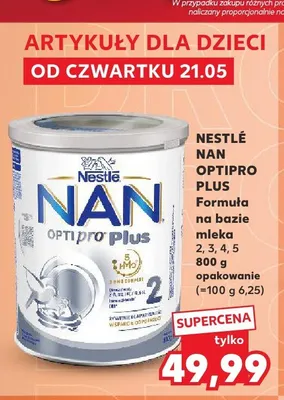 Formuła na bazie mleka Nestlé NAN Optipro Plus 3 promocja w Kaufland