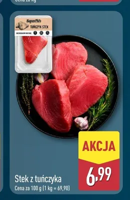 Stek z tuńczyka SuperFish promocja w Aldi