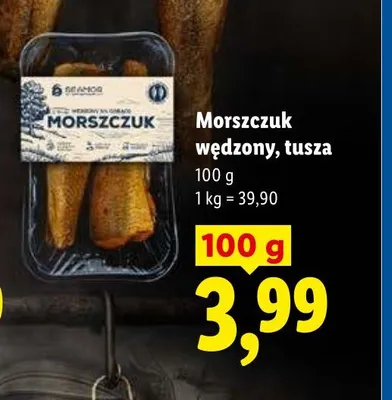 Morszczuk wędzony tusza Seamor promocja w Lidl