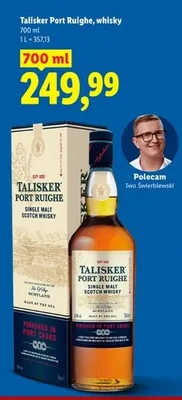 Whisky Talisker Port Ruighe promocja w Lidl