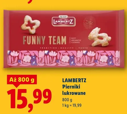 Pierniki lukrowane promocja w Lidl
