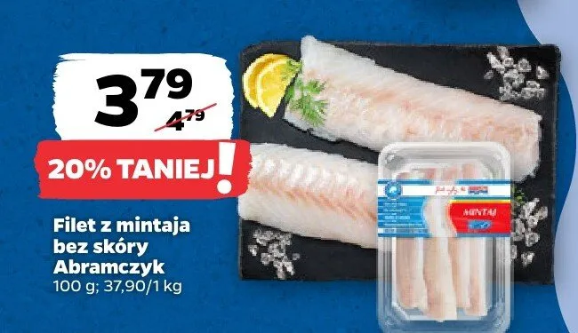 Filet z mintaja bez skóry promocja w Netto