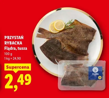 Flądra, tusza promocja w Lidl